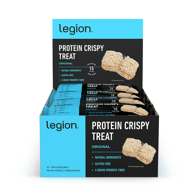 Load image into Gallery viewer, Legion Athletics Protein Crispy Treats - 14g whey protein per treat, naturally sweetened