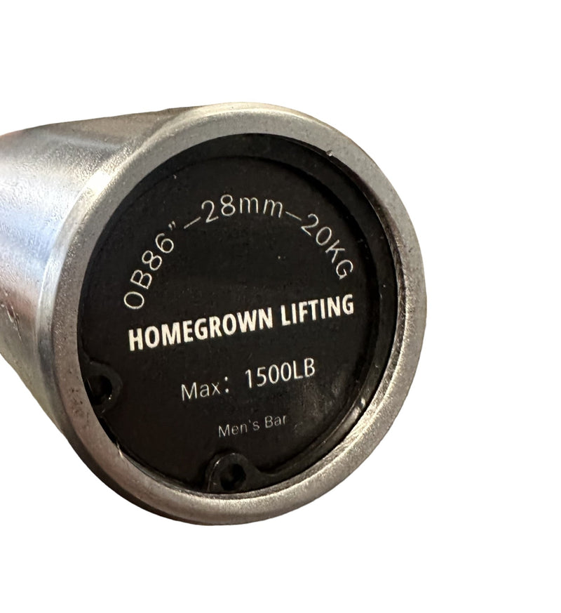 Load image into Gallery viewer, HomeGrown Lifting - 1,500 lb Olympic Barbell (7 ft, 28 mm)