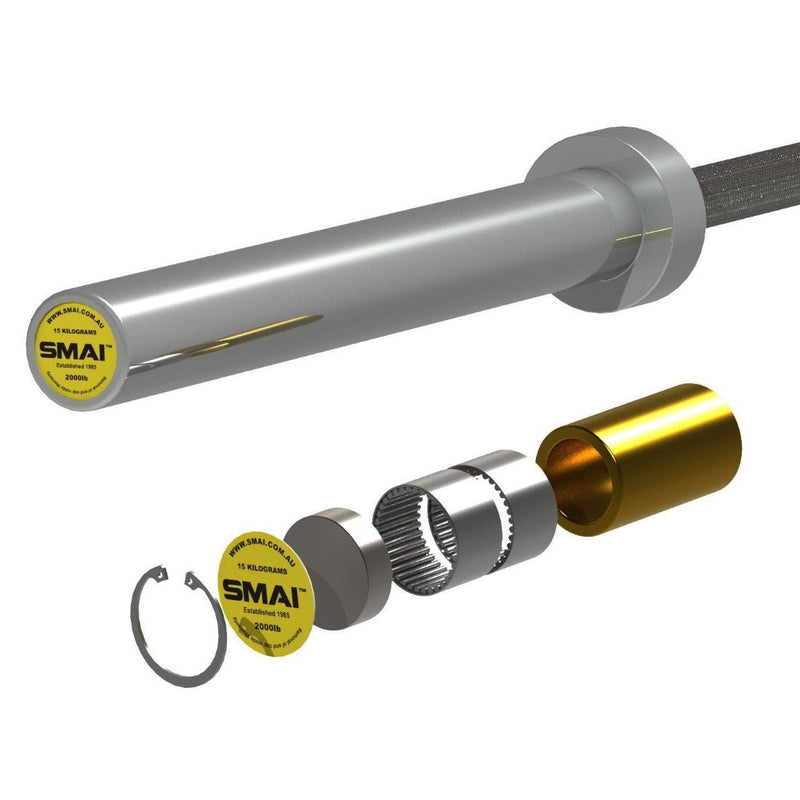 Load image into Gallery viewer, SMAI - Iwf Olympic Barbell (Bearing) - 15kg