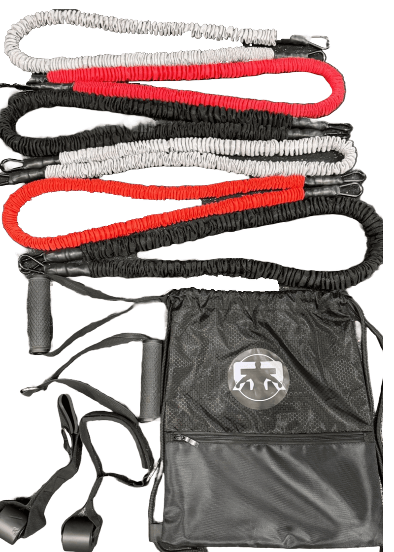 Load image into Gallery viewer, Squat Harness - Resistance Band Superset (3-Pair Snap-Proof Kit)