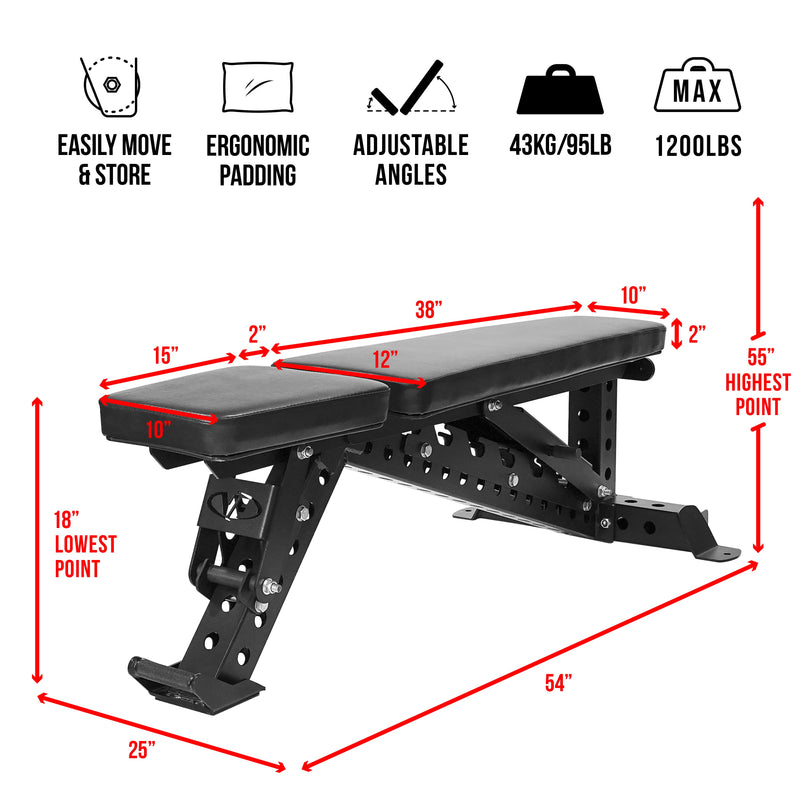 Load image into Gallery viewer, Valor Fitness - Heavy Duty Flat - Incline Utility Weight Bench