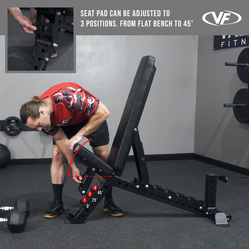 Load image into Gallery viewer, Valor Fitness - Heavy Duty Flat - Incline Utility Weight Bench