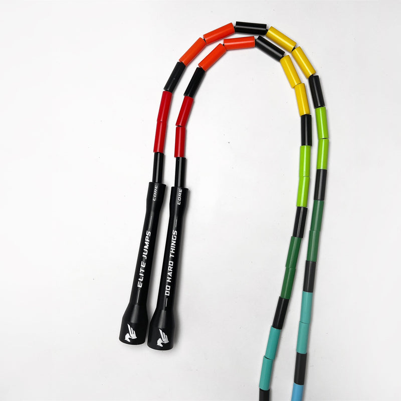 Load image into Gallery viewer, Elite Jumps - Rainbow Redux - 1" Beaded Jump Rope