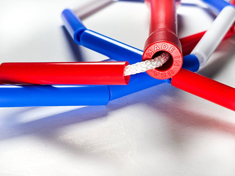 Load image into Gallery viewer, Elite Jumps - FREEDOM - USA Flag Beaded Jump Rope
