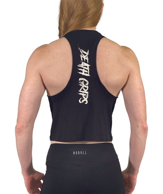 JerkFit - Women's Distressed Death Grips Crop Tank