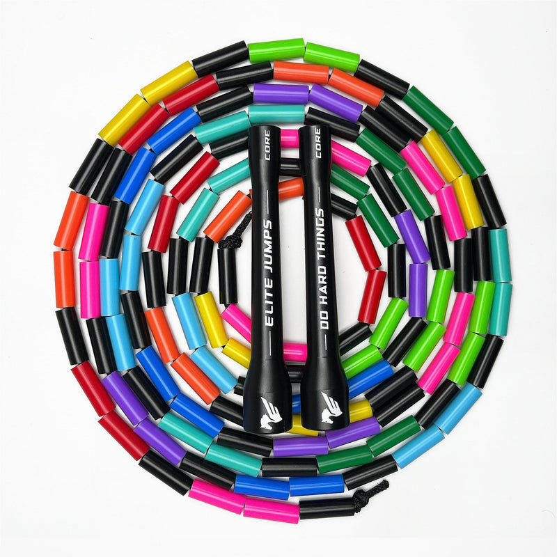 Load image into Gallery viewer, Elite Jumps - Rainbow Redux - 1" Beaded Jump Rope