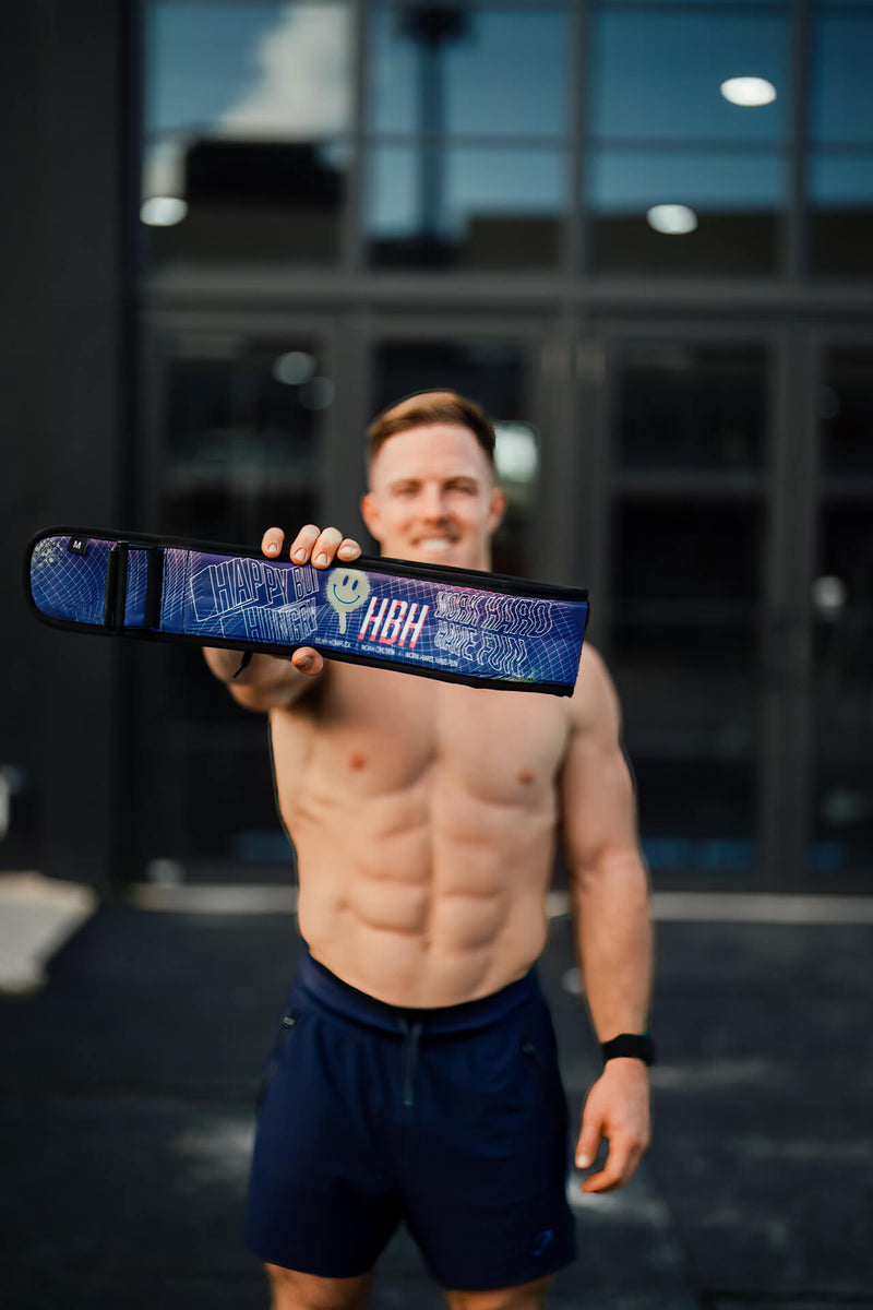 Load image into Gallery viewer, Bear KompleX - "APEX" Premium Leather Belt - Noah Ohlsen "Happy But Hungry" - Weight Belt