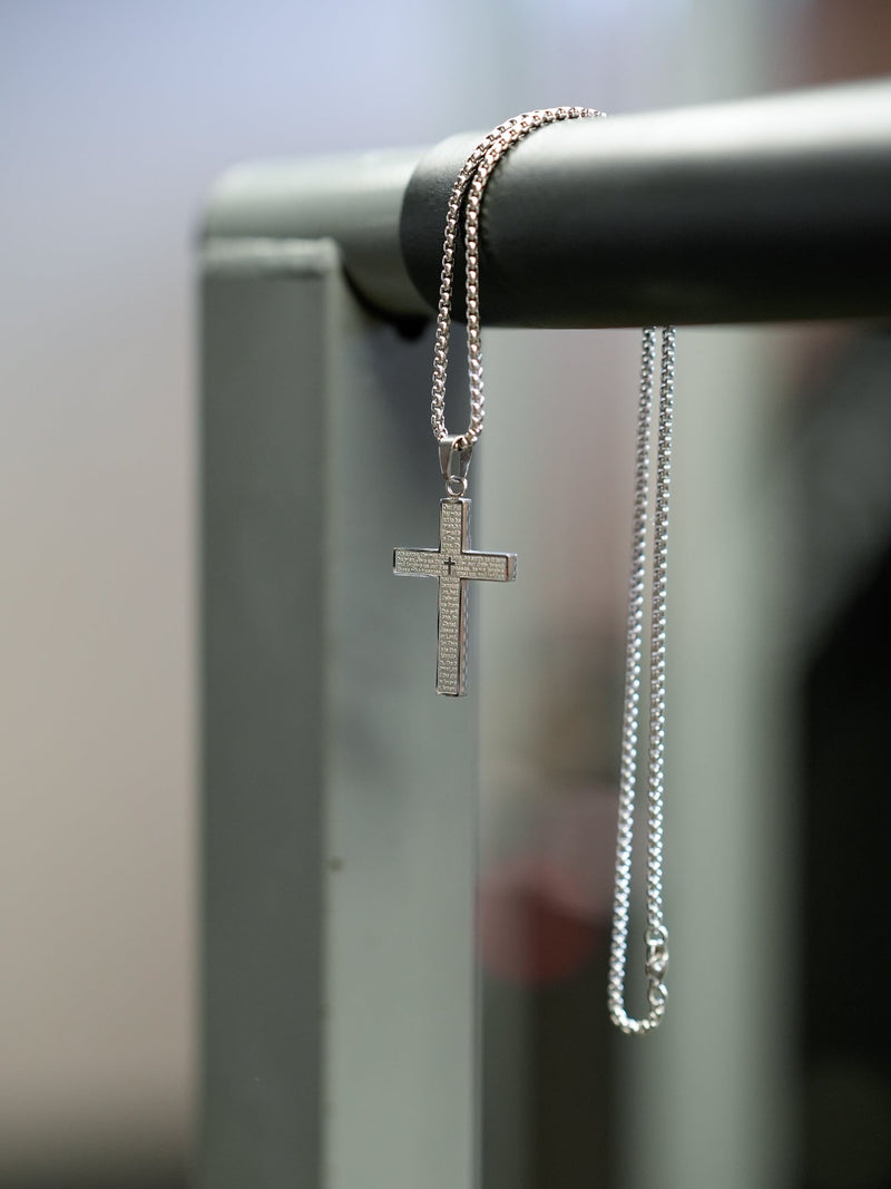 Load image into Gallery viewer, HolStrength - Lord's Prayer Cross Pendant Necklace