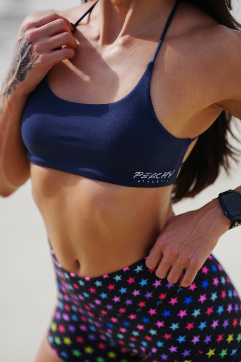 Load image into Gallery viewer, Peachy Athletic - Starry Nova Squat-Proof Gym Shorts