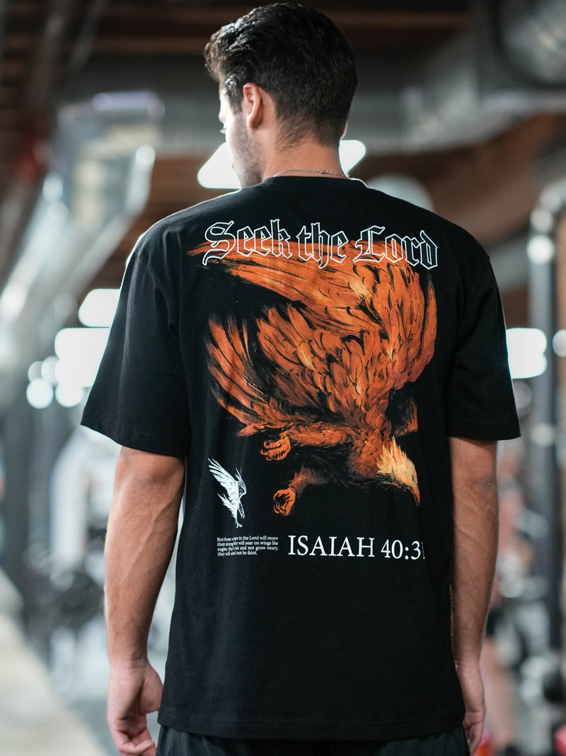 Load image into Gallery viewer, HolStrength - Seek The Lord Eagle Tee