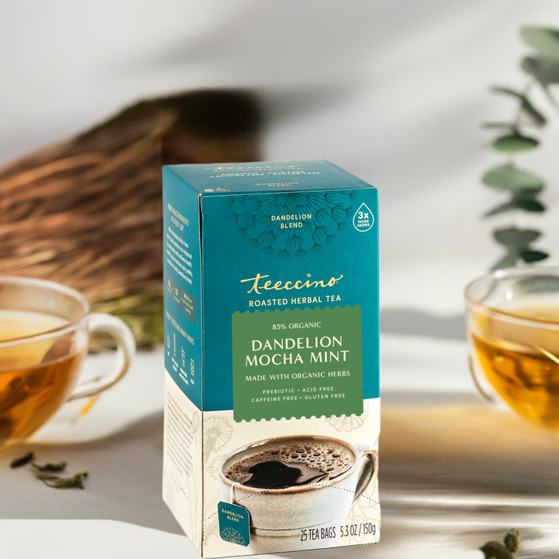 Load image into Gallery viewer, Teeccino - Dandelion Mocha Mint Roasted Herbal Tea