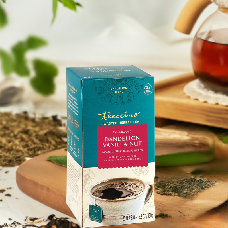 Load image into Gallery viewer, Teeccino - Dandelion Vanilla Nut Roasted Herbal Tea