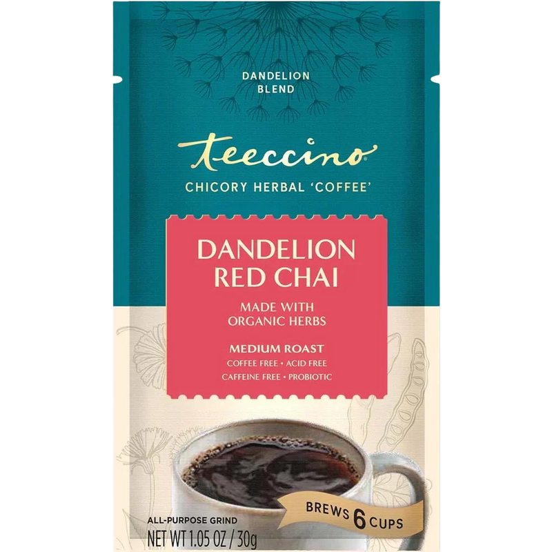 Load image into Gallery viewer, Teeccino - Dandelion Red Chai Herbal Coffee