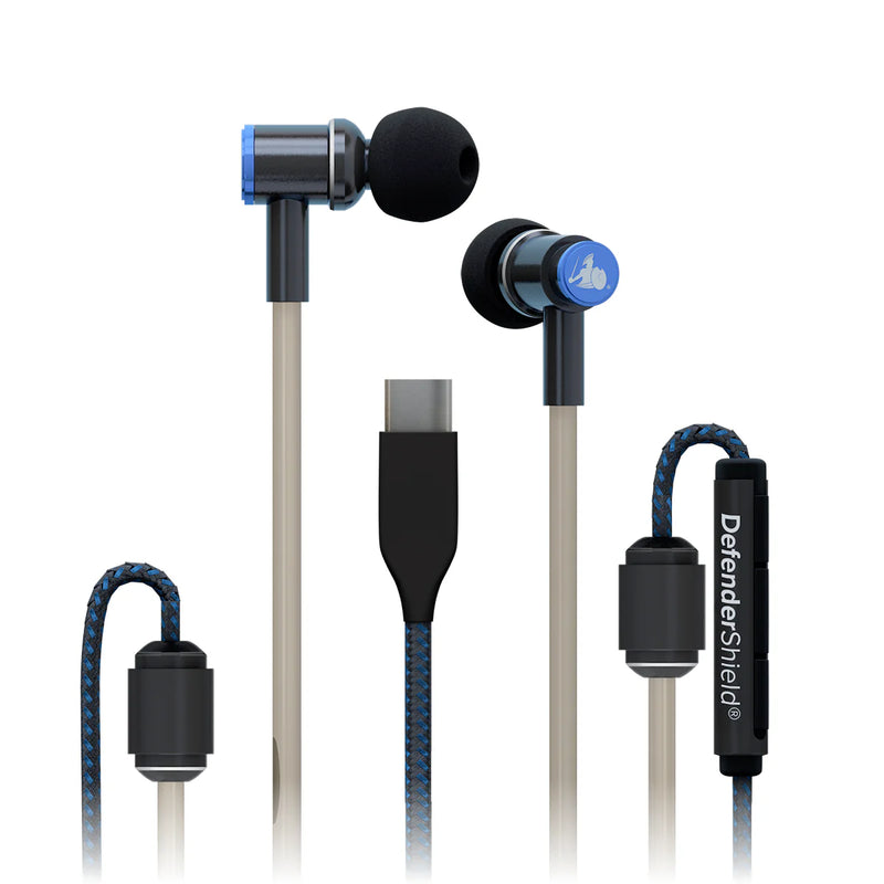 Load image into Gallery viewer, DefenderShield - EMF Radiation-Free Earbuds Air Tube Stereo Headphones