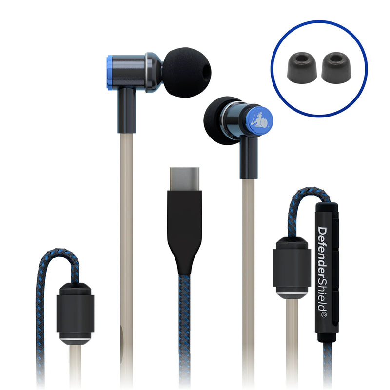 Load image into Gallery viewer, DefenderShield - EMF Radiation-Free Earbuds Air Tube Stereo Headphones