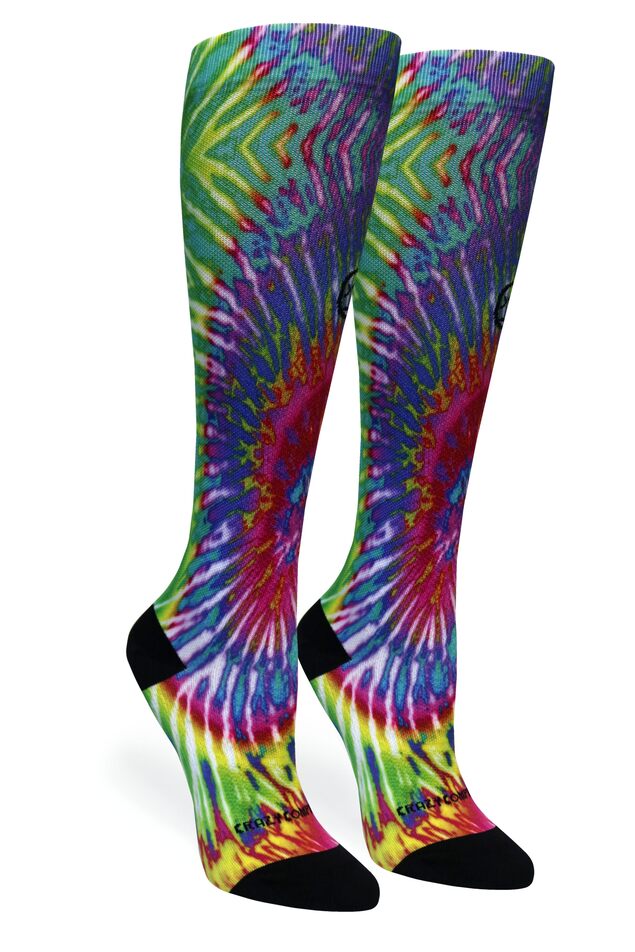 Load image into Gallery viewer, Crazy Compression - Digital-Tie-Dye - (Standard & Extra Wide)