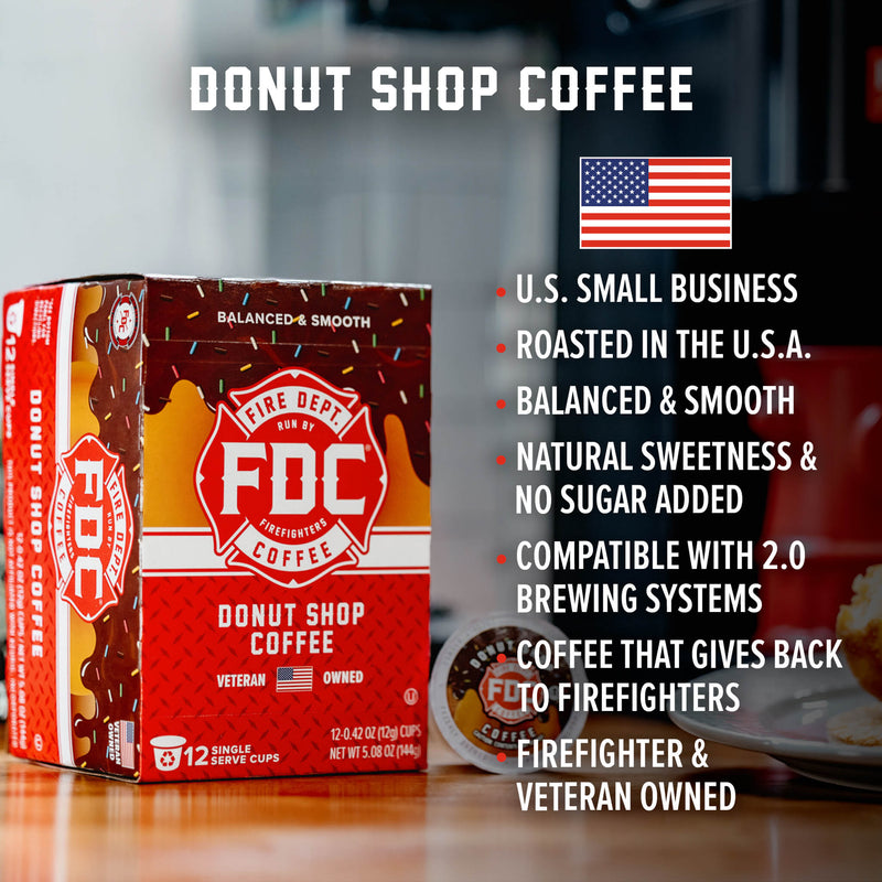 Load image into Gallery viewer, Fire Department Coffee - Donut Shop Coffee Pods
