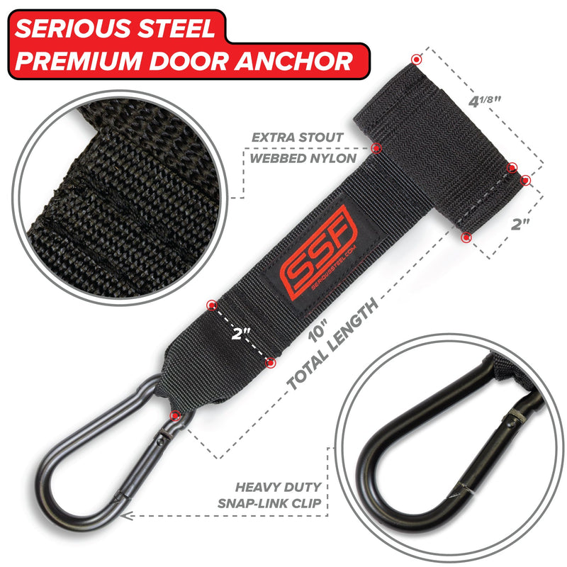 Load image into Gallery viewer, Serious Steel Fitness - Premium Resistance Band Door Anchor