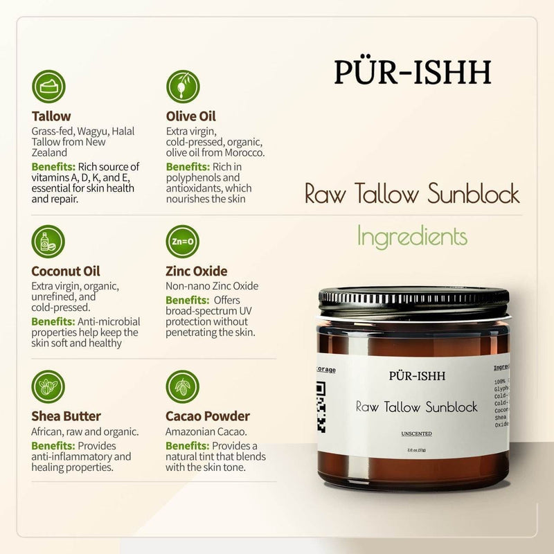 Load image into Gallery viewer, Purishh - Raw Tallow Sun Balm