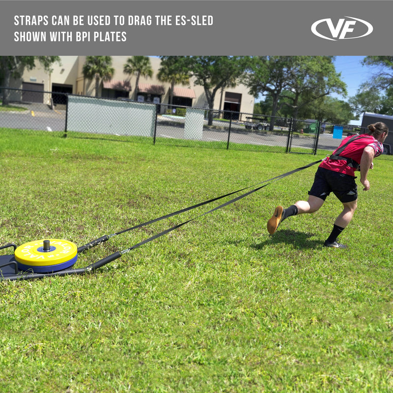 Load image into Gallery viewer, Valor Fitness - Agility Sled Push Pull Drag w/ Shoulder Harness
