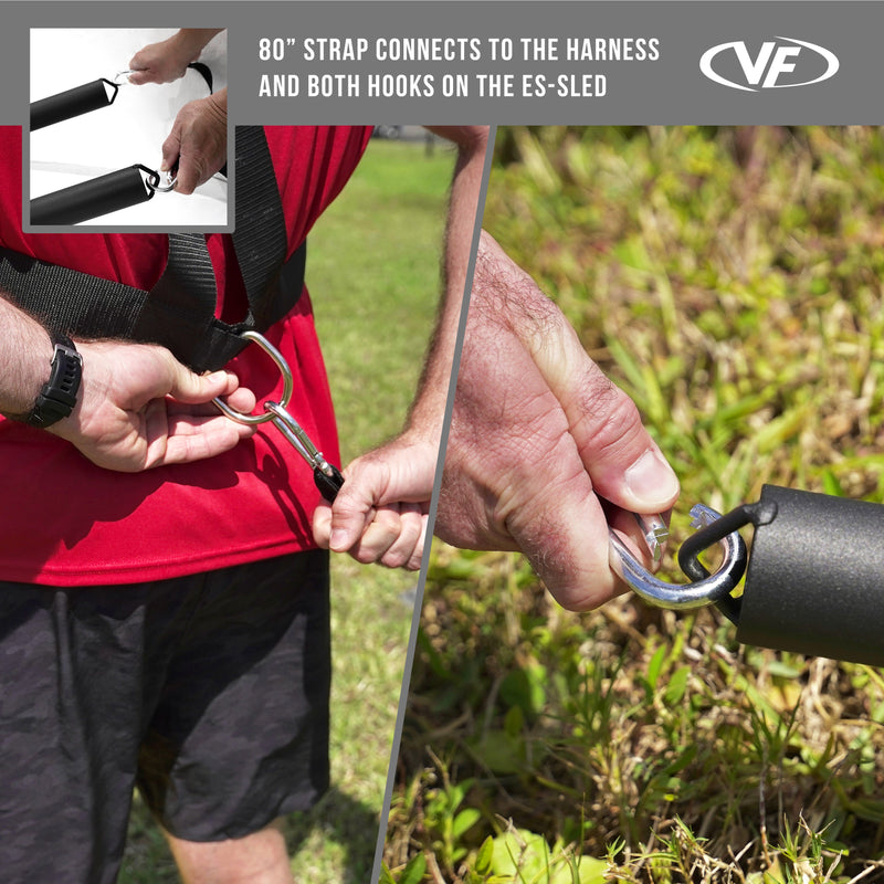 Load image into Gallery viewer, Valor Fitness - Agility Sled Push Pull Drag w/ Shoulder Harness