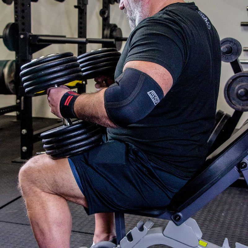 Load image into Gallery viewer, Serious Steel Fitness - 5mm Neoprene Elbow Sleeves