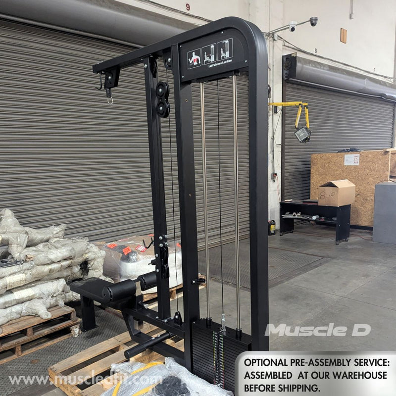 Load image into Gallery viewer, Muscle D Fitness - Excel Lat Pulldown/Low Row Combo - - Selectorized Multi Function Machine