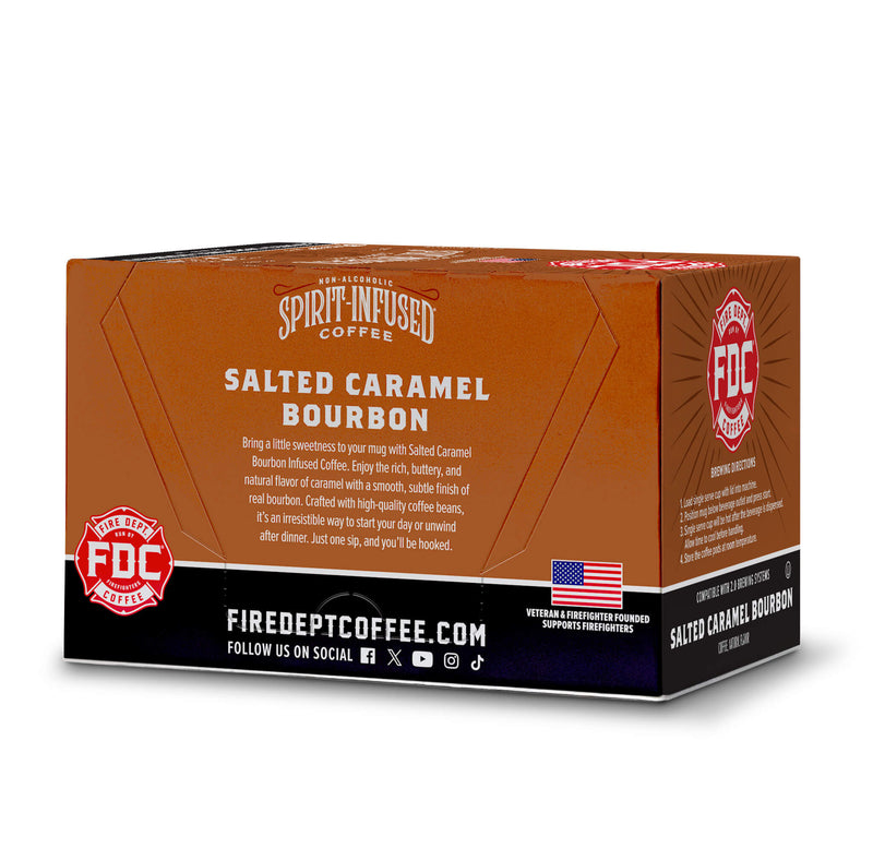 Load image into Gallery viewer, Fire Department Coffee - Salted Caramel Bourbon Infused Coffee Pods