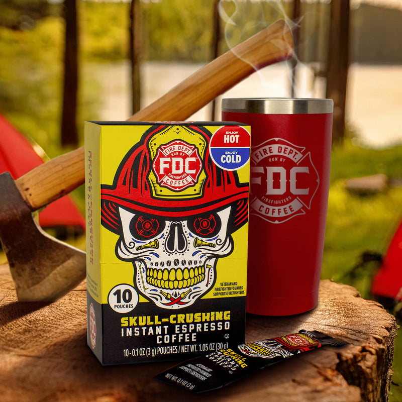 Load image into Gallery viewer, Fire Department Coffee - Skull Crushing Instant Espresso Coffee