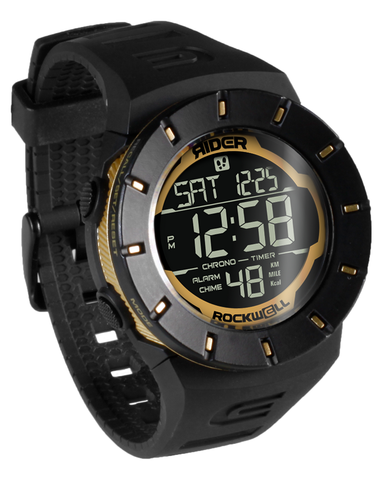 Load image into Gallery viewer, Rockwell Time - Coliseum Fit™ Forum (Black/Gold) Watch