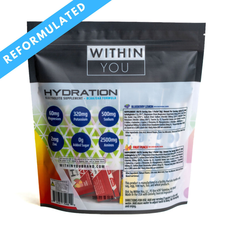 Load image into Gallery viewer, Within You - In Hydration - Electrolytes + EAAs (Expired)