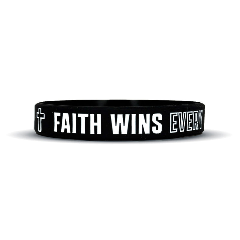 Load image into Gallery viewer, Elite Athletic Gear - FAITH WINS EVERY TIME Wristband