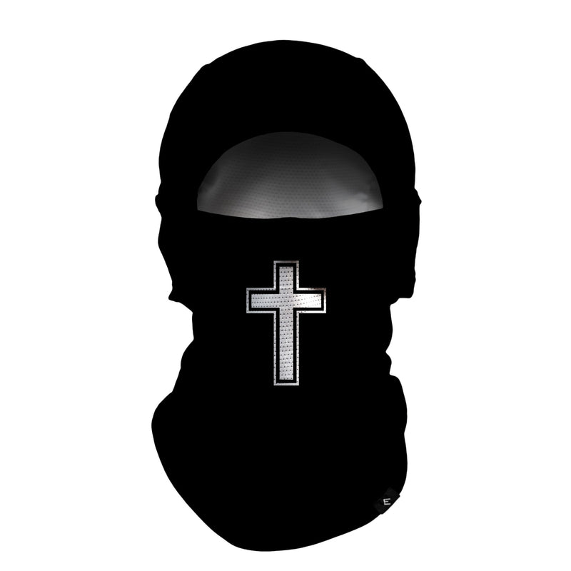 Load image into Gallery viewer, Elite Athletic Gear - Faith Cross Black Balaclava Mask (Shiesty)