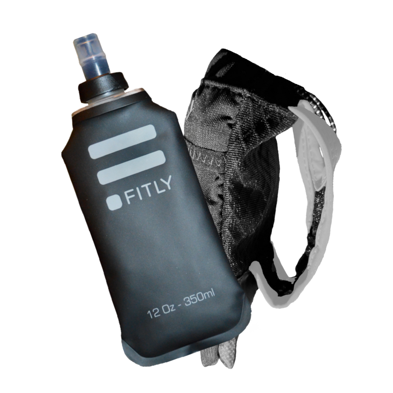 Load image into Gallery viewer, FITLY - FLASK HOLDER - Handheld Running Flask Carrier (Flask Included) - Soft Flask