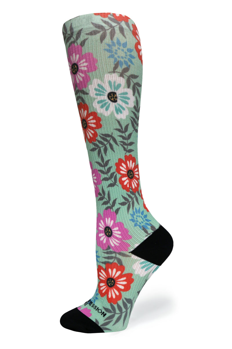 Load image into Gallery viewer, Crazy Compression - Floral Details - (Standard & Extra Wide)