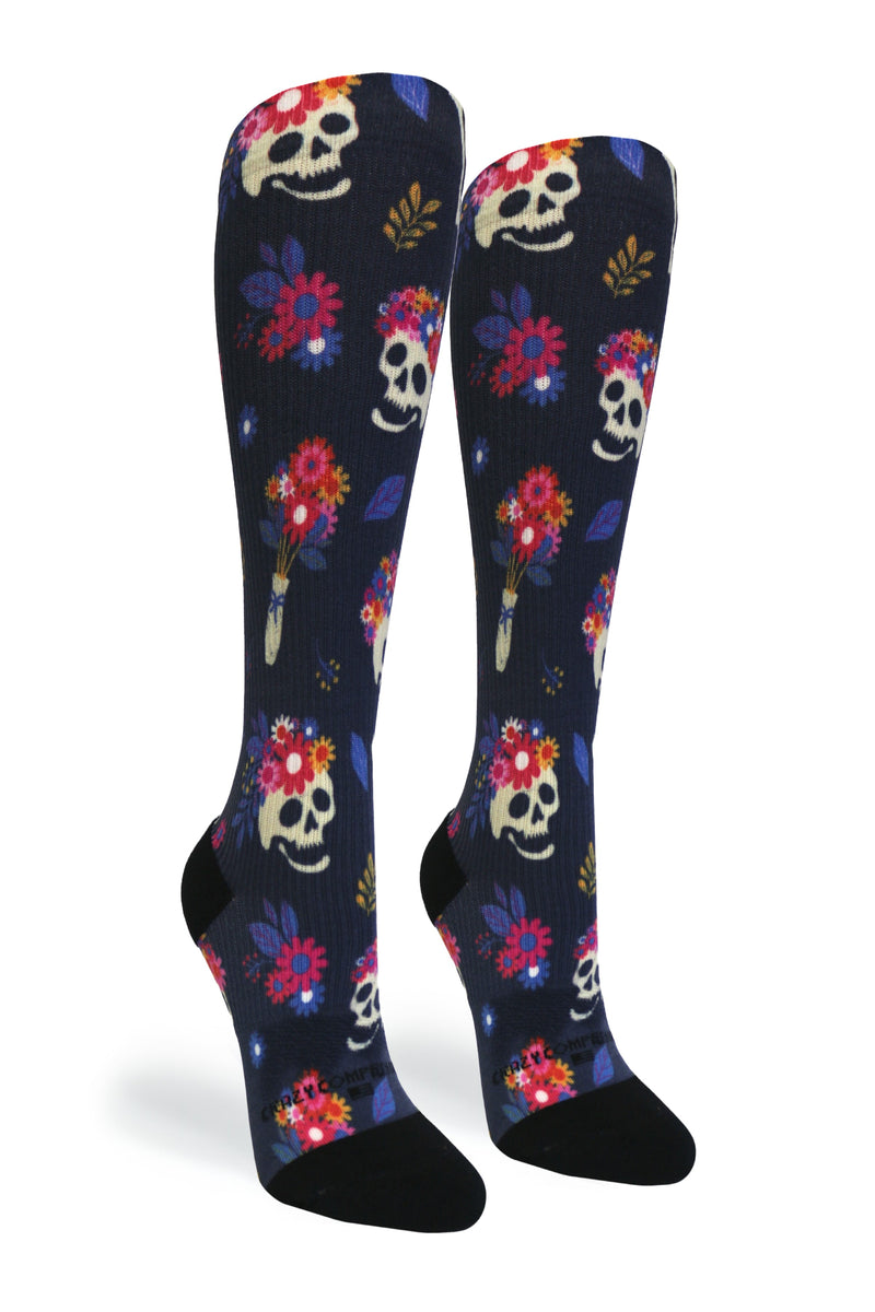 Load image into Gallery viewer, Crazy Compression - Flower Hair - (Standard & Extra Wide)