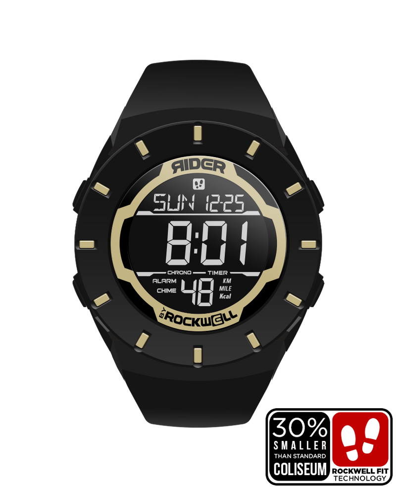 Load image into Gallery viewer, Rockwell Time - Coliseum Fit™ Forum (Black/Gold) Watch