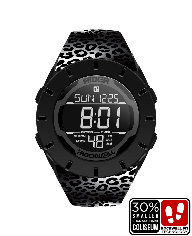 Load image into Gallery viewer, Rockwell Time - Coliseum Fit™ Forum - Cheetah Edition (Phantom Black) Watch