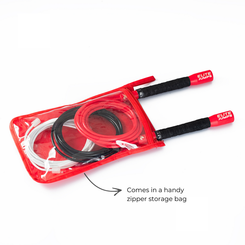 Load image into Gallery viewer, Elite Jumps - PVC Freestyle Jump Rope Training Bundle