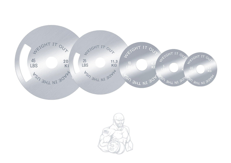 Load image into Gallery viewer, Weight It Out - Solid Steel Calibrated Weight Plate Sets Preorder