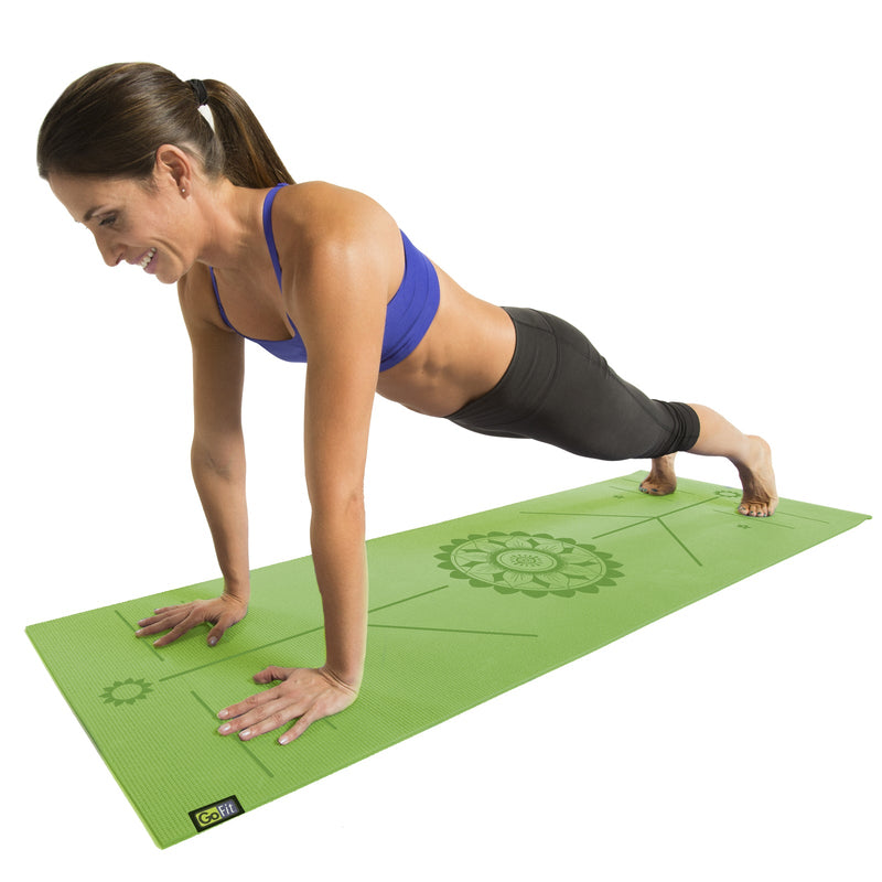 Load image into Gallery viewer, GoFit - Yoga AlignMat™ - Green