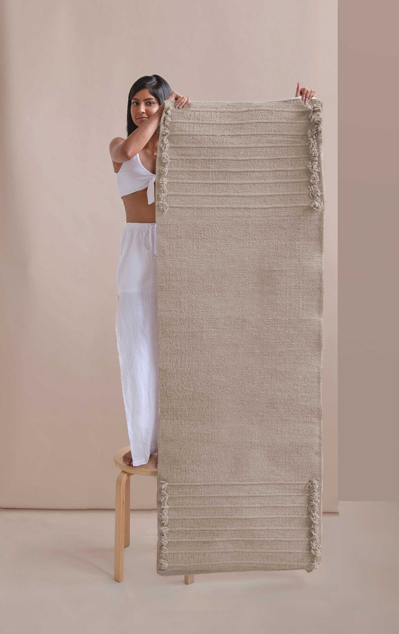 Load image into Gallery viewer, Oko Living - Clay - Naturally Dyed Herbal Yoga Mat