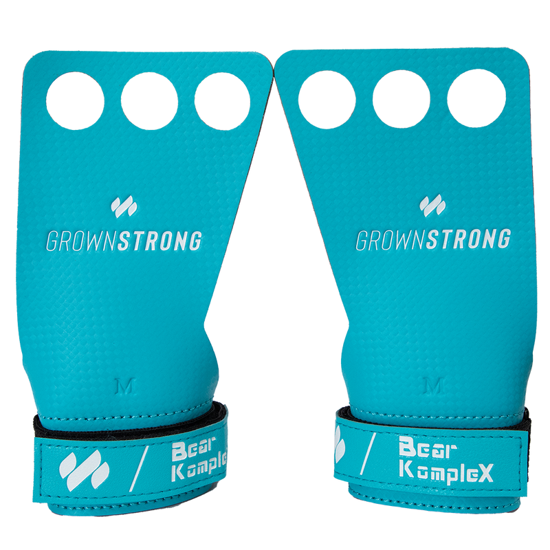 Load image into Gallery viewer, Bear KompleX - x Grown Strong Carbon Comp 3-Hole Hand Grips