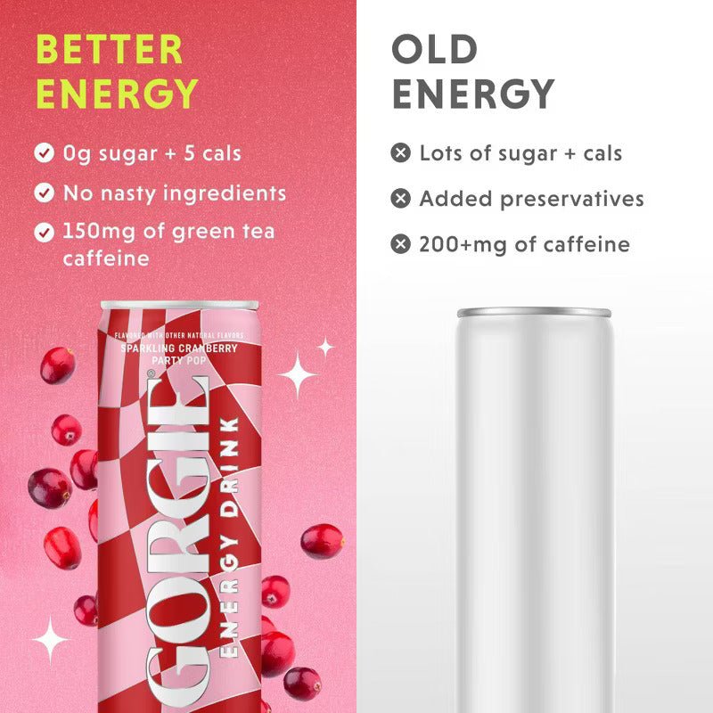 Load image into Gallery viewer, GORGIE - Energy Drink Cranberry Party Pop