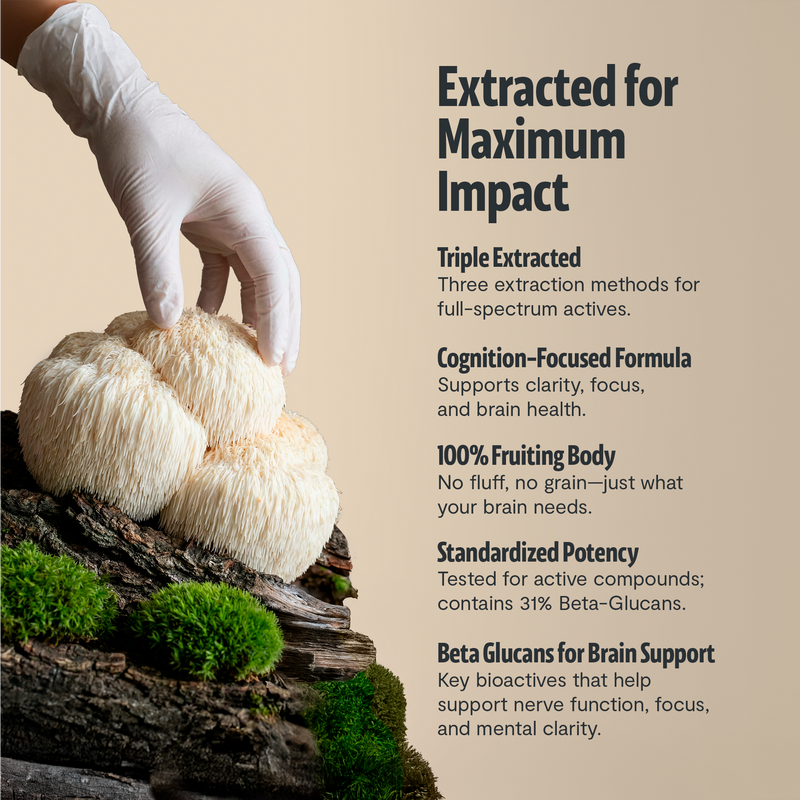 Load image into Gallery viewer, FreshCap Mushrooms - Organic Lion’s Mane Capsules