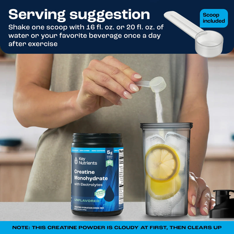 Load image into Gallery viewer, Key Nutrients - Creatine With Electrolytes Powder (Unflavored)