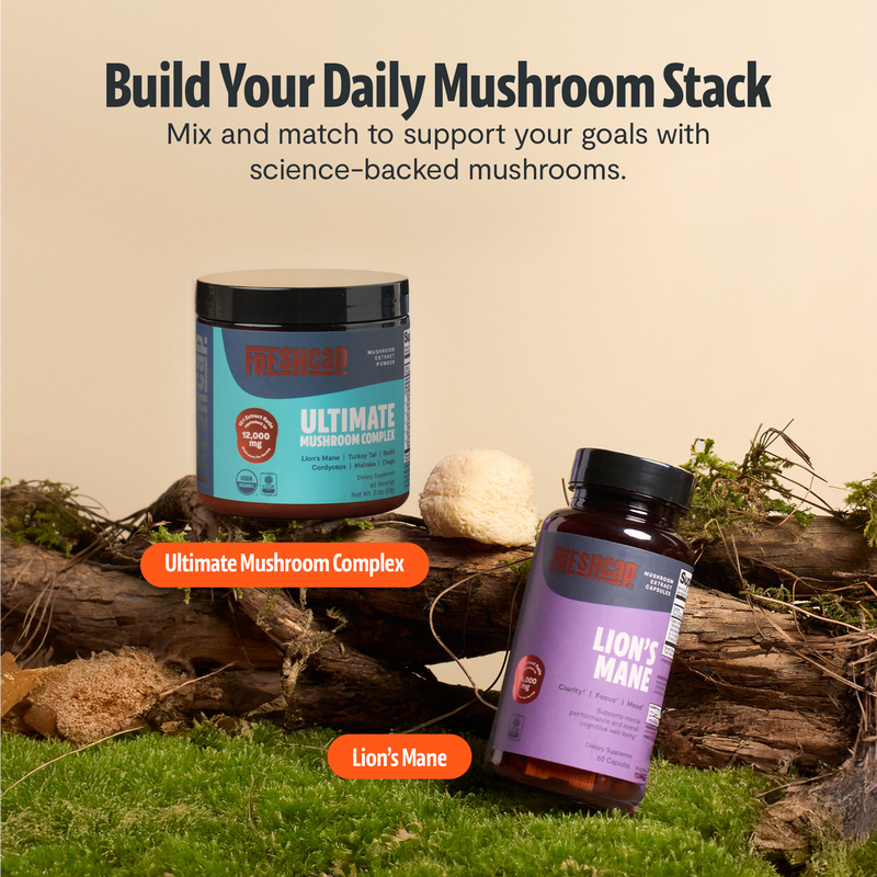 Load image into Gallery viewer, FreshCap Mushrooms - Organic Lion’s Mane Capsules