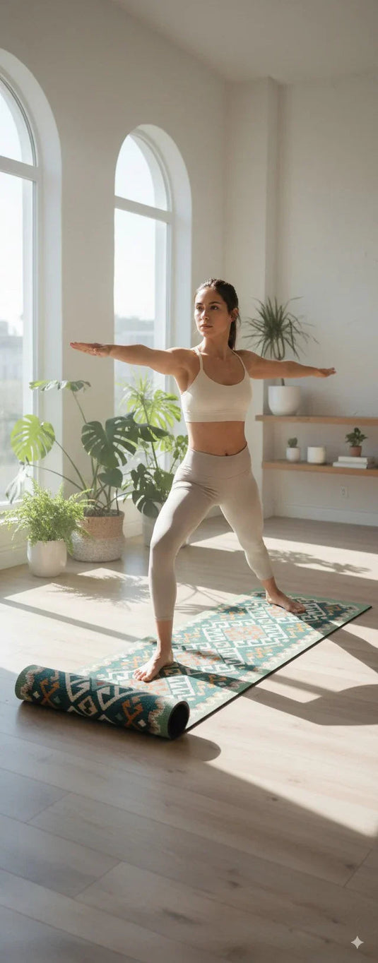 Yune Yoga - Yoga Mat | 6mm Thick | Green | Non-Slip | Eco Friendly | Yune Yoga | Moab Plains