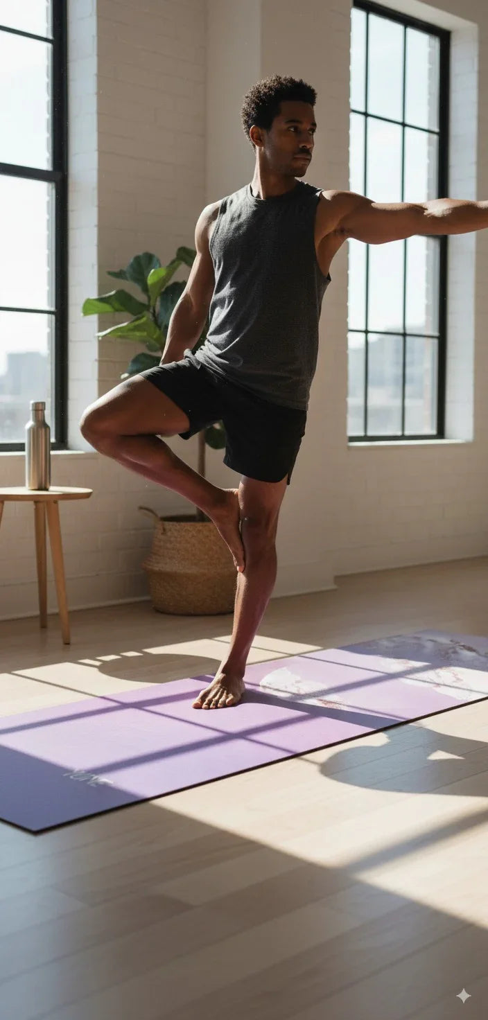 Load image into Gallery viewer, Yune Yoga - Aspen Yoga Mat – 6mm Eco-Friendly Lavender Non-Slip Mat for Comfort & Stability