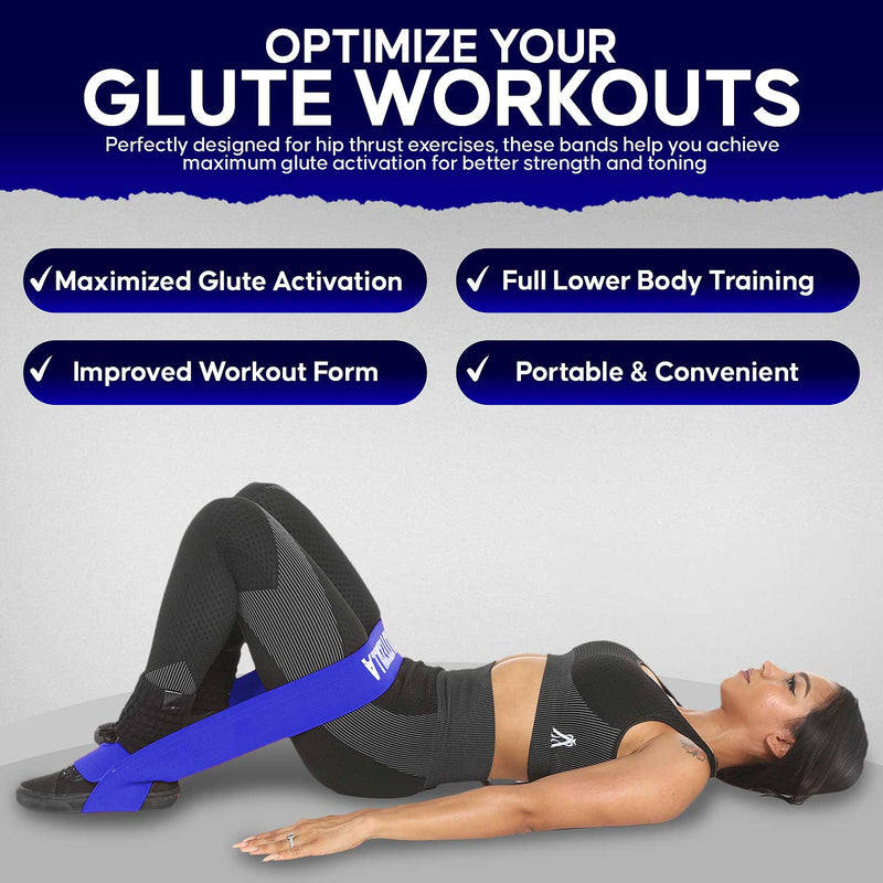 Load image into Gallery viewer, The X Bands - Glutezilla Patented Hip Thrust Glute Workout Resistance Band